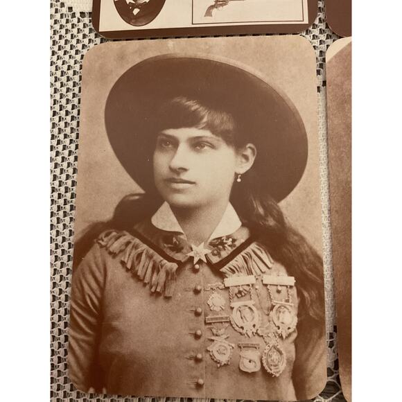 4 Vintage Old West Collectors Series Post Cards Real Photos - Picture 4 of 8